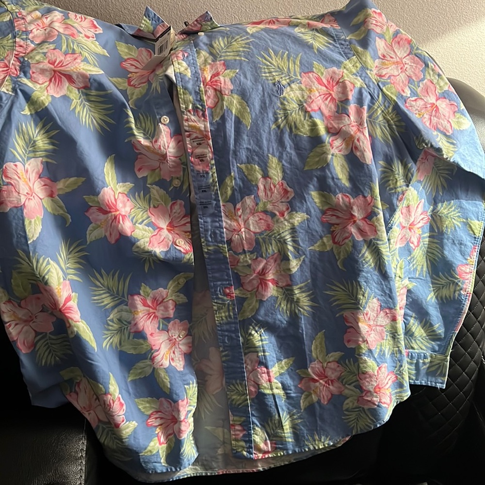 Ralph Lauren polo floral dress shirt